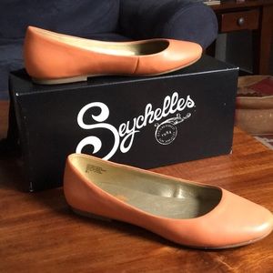 Seychelles Gala ballet flats - Tangerine